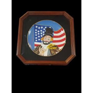 Red Skelton "Freddie's Gift Of Life" Collector's Plate With Wall Display, Signed